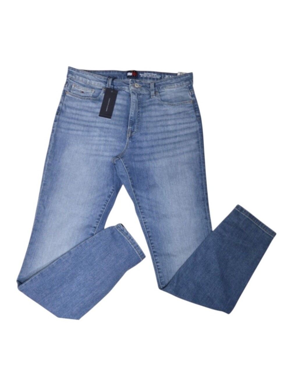 Tommy Hilfiger Mid Rise Skinny Jeans in Nautical Mid Blue, Size 12 Women's NWT!
